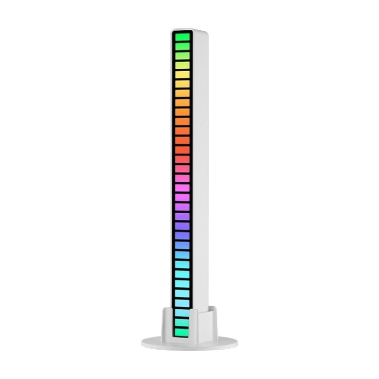 RGB 사운드 제어 리드미컬 반응 조명 음악 분위기 LED 픽업 조명, 충전식, 플러그인