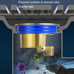 황동 바닥 배수구 탈취제 내부 코어 욕실 변기용 범용, 황동