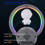Y-598 부유 우주인 블루투스 스피커 RGB 라이트 서브우퍼 장식, 사양:, 598A 골드, 598A 실버, 598B 골드, 598B 실버, 598A 골드+선물 가방, 598A 실버+선물 가방, 598B 골드+선물 가방, 598B 실버+선물 가방