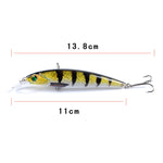 LB106 11cm/11.5g 미끼 도색 생체 모방 낚시 미끼 플라스틱 하드 미끼, 1, 2, 3, 4, 5, 6, 7, 8, 9, 10, 11, 12, 13, 14, 15, 16, 17, 18