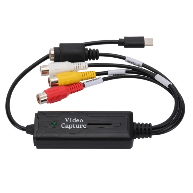 USB-C/Type-C 비디오 카드 USB 3.1 포트 1채널 변환기 휴대폰 컴퓨터 AV 모니터용, USB-C/Type-C