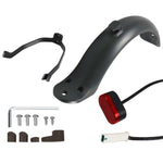 샤오미 M365 전동 스쿠터 액세서리용 펜더+브래킷+테일라이트, 렌치 포함 블랙, 렌치 미포함 블랙