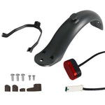 샤오미 M365 전동 스쿠터 액세서리용 펜더+브래킷+테일라이트, 렌치 포함 블랙, 렌치 미포함 블랙