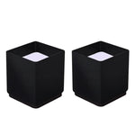 2개 세트 가구용 탄소강 감싸는 높이 조절 발 패드, 스타일:, 원형 4x5cm (검정), 원형 4x5cm (갈색), 원형 6x5cm (검정), 원형 6x5cm (갈색), 원형 6x10cm (검정), 원형 6x10cm (갈색), 사각 4x5cm (검정), 사각 4x5cm (갈색)