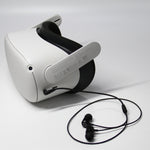 Meta Quest 2 VR 안경 이어인 헤드셋 3.5 엘보우 알루미늄 이어폰용