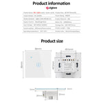 Tuya ZigBee 40A 스마트 고출력 온수기 조명 에어컨 스위치 타이머 음성 리모컨, ZigBee 40A 화이트, ZigBee 40A 블랙