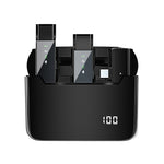 충전함 포함 디지털 무선 라발리에 마이크, 사양:, S16-S 원 투 투 블랙 USB-C/Type-C 인터페이스, S16-S 원 투 투 블랙 8핀 인터페이스
