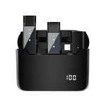 충전함 포함 디지털 무선 라발리에 마이크, 사양:, S16-S 원 투 투 블랙 USB-C/Type-C 인터페이스, S16-S 원 투 투 블랙 8핀 인터페이스