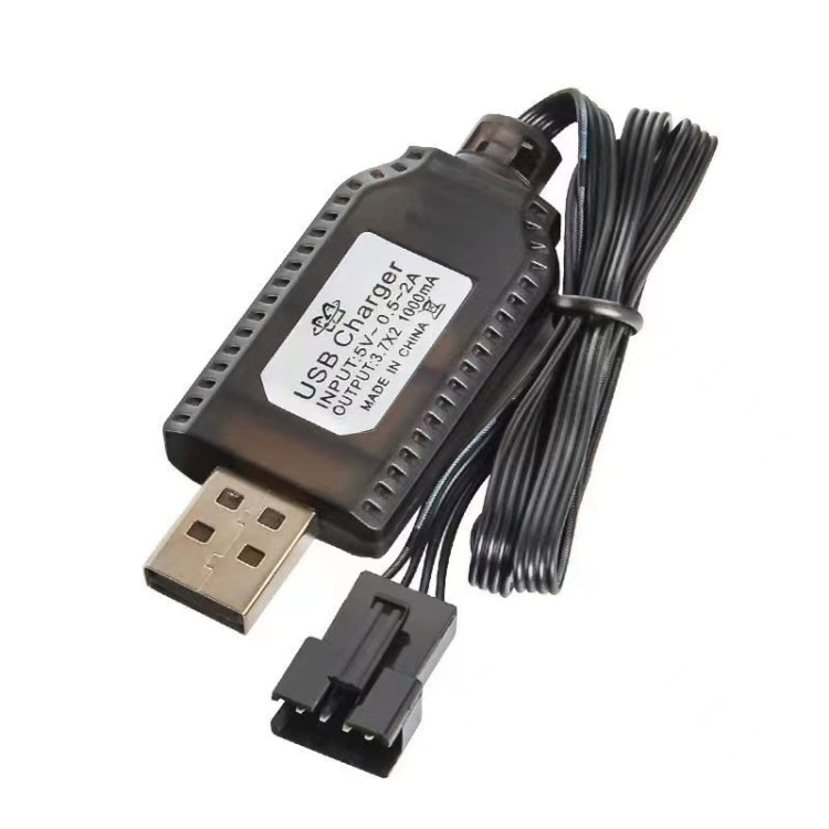 3.7V x 2 USB 스마트 칩 4축 비행기 충전 케이블