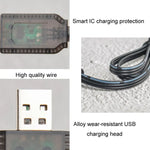 7.4V 스마트 칩 보호 USB 플러그 리튬 배터리 충전 케이블