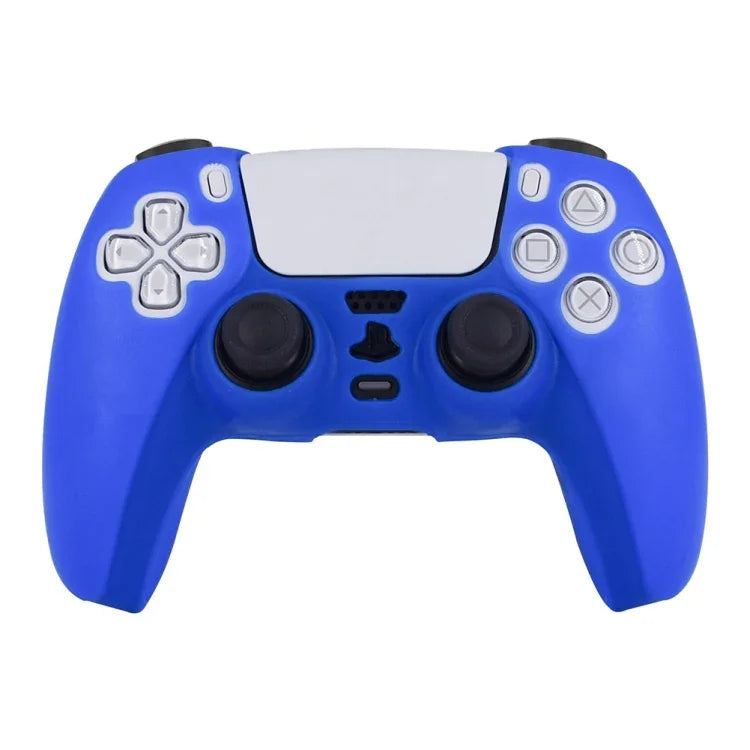 PS5 컨트롤러용 실리콘 케이스 보호 커버, 화이트, 블랙, 위장 블루, 위장 레드, 위장 그린
