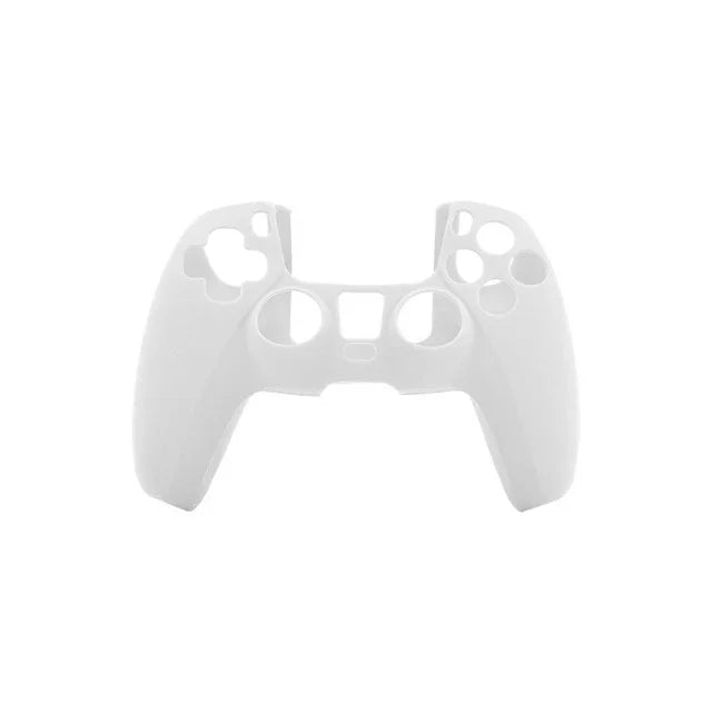 PS5 컨트롤러용 실리콘 케이스 보호 커버, 화이트, 블랙, 위장 블루, 위장 레드, 위장 그린