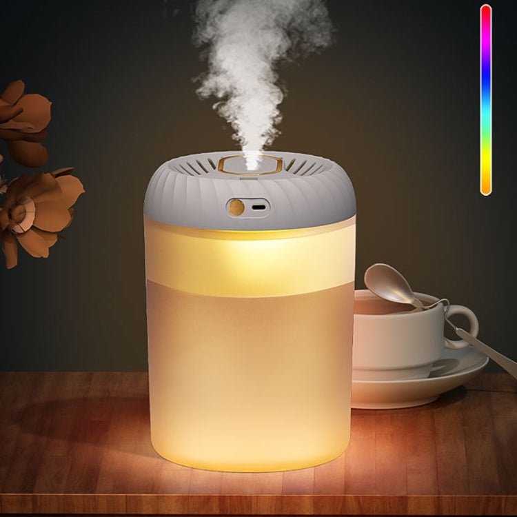 3000ml 더블 노즐 가습기 타이머 디지털 디스플레이 및 다채로운 무드등 포함