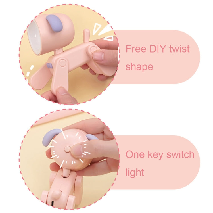 충전식 DIY 만화 야간 조명 데스크탑 장식 미니 테이블 램프