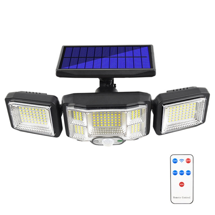 리모컨 태양광 벽 조명 LED 삼중 회전 센서 투광 조명, 192LED 일체형, 192COB 일체형, 192LED 분리형, 192COB 분리형
