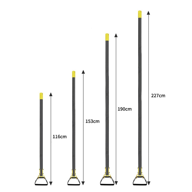 MYL-10 등자형 고리 제초기 정원 도구, 3단 1.2m, 4단 1.6m, 5단 2.0m, 6단 2.4m