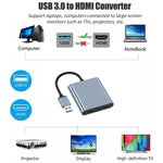 USB 3.0 듀얼 HDMI, USB, USB-C / Type-C 고화질 변환기 4K USB 동일 화면 확장기, USB 3.0 듀얼 HDMI