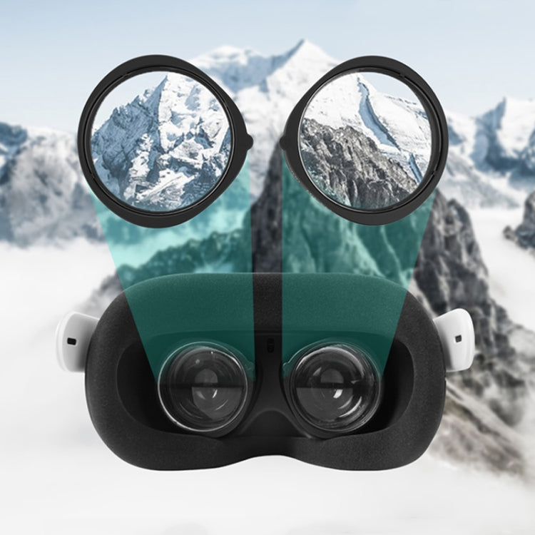 Oculus Quest 2 Hifylux Q2-QF11 1쌍 근시 렌즈 프레임 비구면 수지 VR 안경 액세서리
