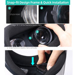 Oculus Quest 2 Hifylux Q2-QF11 1쌍 근시 렌즈 프레임 비구면 수지 VR 안경 액세서리