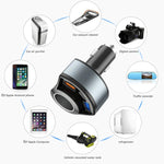 5V3A Cigarette Lighter PD Super Fast Charging Multifunctional Car Charger, 5V 3A Black, 5V 3A White