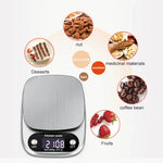 소형 다기능 주방 고정밀 전자 저울 LCD 디지털 디스플레이 식품 저울, 3kg/ 0.1g, 5kg/ 0.1g, 10kg/ 1g