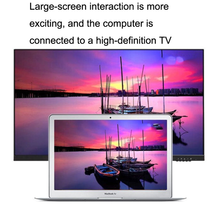 HD55Y VGA to HDMI 어댑터 케이블 VGA+USB to HD 1080P 변환기 전원 공급 포함, VGA+USB to HDMI