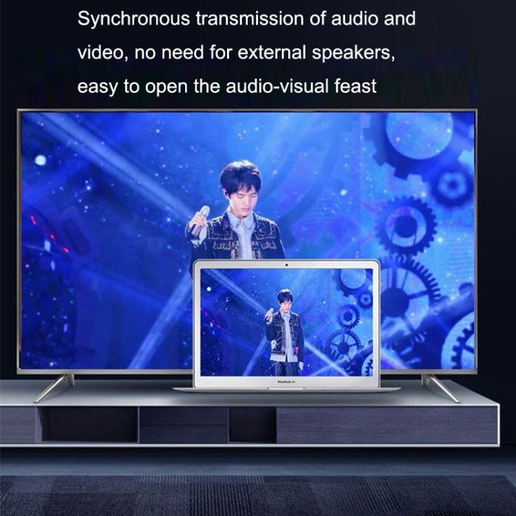HD55Y VGA to HDMI 어댑터 케이블 VGA+USB to HD 1080P 변환기 전원 공급 포함, VGA+USB to HDMI