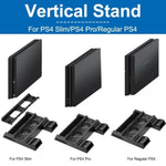 PS4 / PS4 Slim / PS4 Pro 쿨링 팬 스탠드 콘솔 수직 스탠드 쿨러 및 듀얼 컨트롤러 충전기, JL-P1908