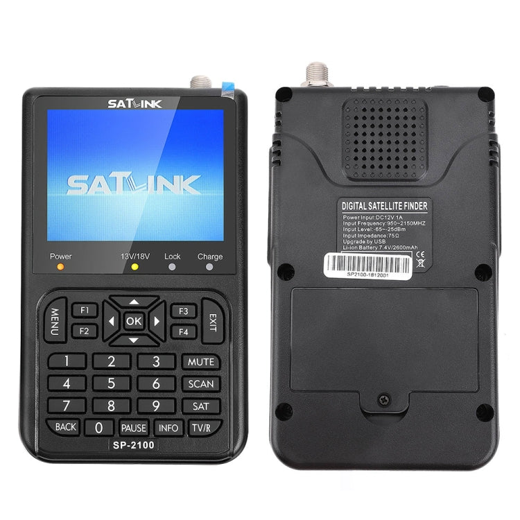 SATLINK SP-2100 HD 파인더 미터 휴대용 위성 미터, SP-2100