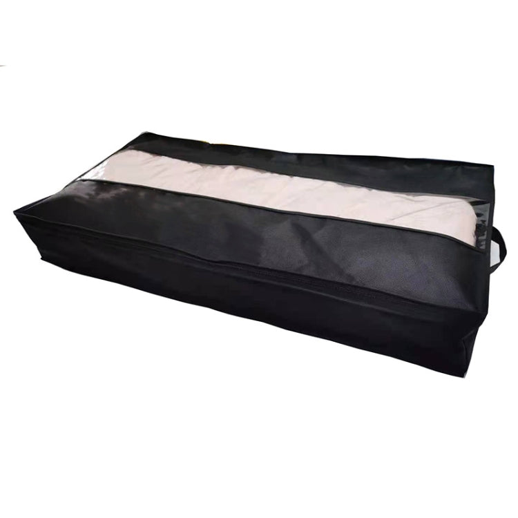 부직포 이불 보관 가방 가정용 방진 마감 가방 이사 포장 가방 100 x 50 x 15cm, 연회색, 진회색, 검정
