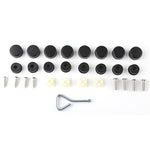 For North American Models Silicone License Plate Frame, Screw Accessories