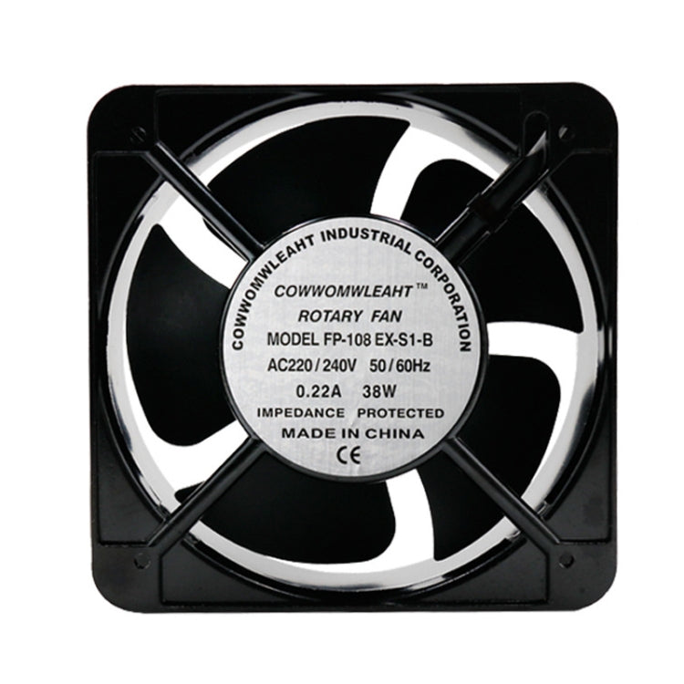 220V 38W 15cm 롤러 섀시 전기 캐비닛 샤프트, 오일 베어링 팬, 더블 롤링 볼 베어링 팬