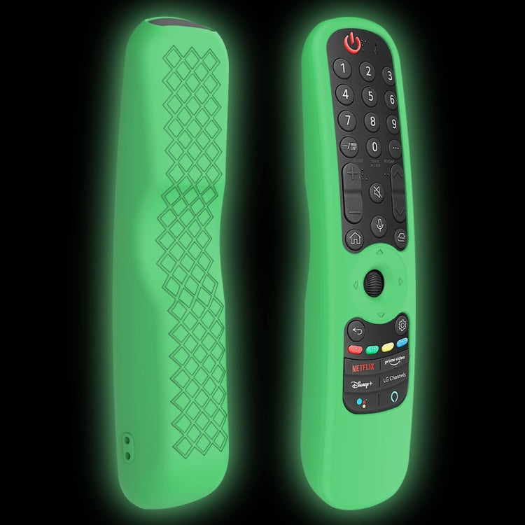 LG AN-MR21GC / AN-MR21N / AN-MR21GA TV 리모컨 실리콘 케이스, GS0020 블랙, GS0020 화이트, GS0020 발광 블루, GS0020 발광 그린