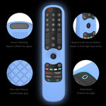 LG AN-MR21GC / AN-MR21N / AN-MR21GA TV 리모컨 실리콘 케이스, GS0020 블랙, GS0020 화이트, GS0020 발광 블루, GS0020 발광 그린