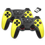 KM-029   2.4G One for Two Doubles Wireless Controller Support PC / Linux / Android / TVbox, KM-029 (Cangling Green), KM-029 (Vitality Orange), KM-029 (Rose Pink), KM-029 (Lemon Yellow), KM-029 (Mountain Blue), KM-029 (Battle Gray), KM-029 (Elegant Silv...