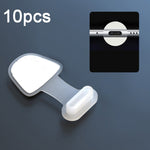 휴대폰 충전 포트 실리콘 방진 플러그 10개 세트 백접착 손실 방지 커버, 8핀, USB-C/타입-C