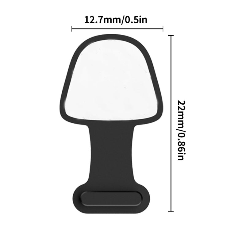 휴대폰 충전 포트 실리콘 방진 플러그 10개 세트 백접착 손실 방지 커버, 8핀, USB-C/타입-C