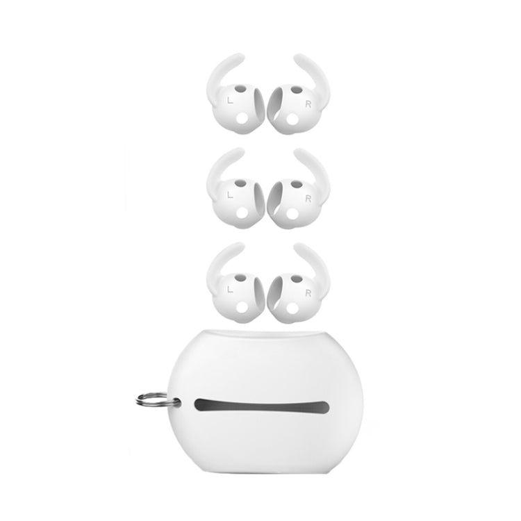 Beats Studio Buds AhaStyle PT172 이어폰 실리콘 이어캡, 스타일:, 이어캡 x 3+케이스 (화이트), 이어캡 x 3+케이스 (레드), 이어캡 x 3+케이스 (블랙), 이어캡 (화이트), 이어캡 (블랙), 이어캡 (레드)