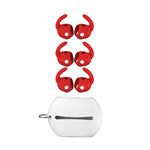 Beats Studio Buds AhaStyle PT172 이어폰 실리콘 이어캡, 스타일:, 이어캡 x 3+케이스 (화이트), 이어캡 x 3+케이스 (레드), 이어캡 x 3+케이스 (블랙), 이어캡 (화이트), 이어캡 (블랙), 이어캡 (레드)