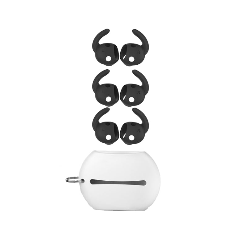 Beats Studio Buds AhaStyle PT172 이어폰 실리콘 이어캡, 스타일:, 이어캡 x 3+케이스 (화이트), 이어캡 x 3+케이스 (레드), 이어캡 x 3+케이스 (블랙), 이어캡 (화이트), 이어캡 (블랙), 이어캡 (레드)