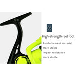 스피닝 휠 금속 와이어 컵 낚시 휠, YUMOSHI OE2000 (그린), YUMOSHI OE3000 (그린), YUMOSHI OE4000 (그린), YUMOSHI OE5000 (그린), YUMOSHI OE6000 (그린), YUMOSHI OE7000 (그린)