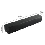 BT809S 데스크탑 롱 게이밍 블루투스 스피커, 컴퓨터 USB 플러그인 지능형 주변광 오디오