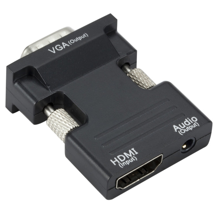 프로젝터 HDMI 어댑터 오디오 케이블 포함 컴퓨터 HD 변환기, HDMI to VGA, VGA to HDMI