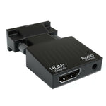 프로젝터 HDMI 어댑터 오디오 케이블 포함 컴퓨터 HD 변환기, HDMI to VGA, VGA to HDMI