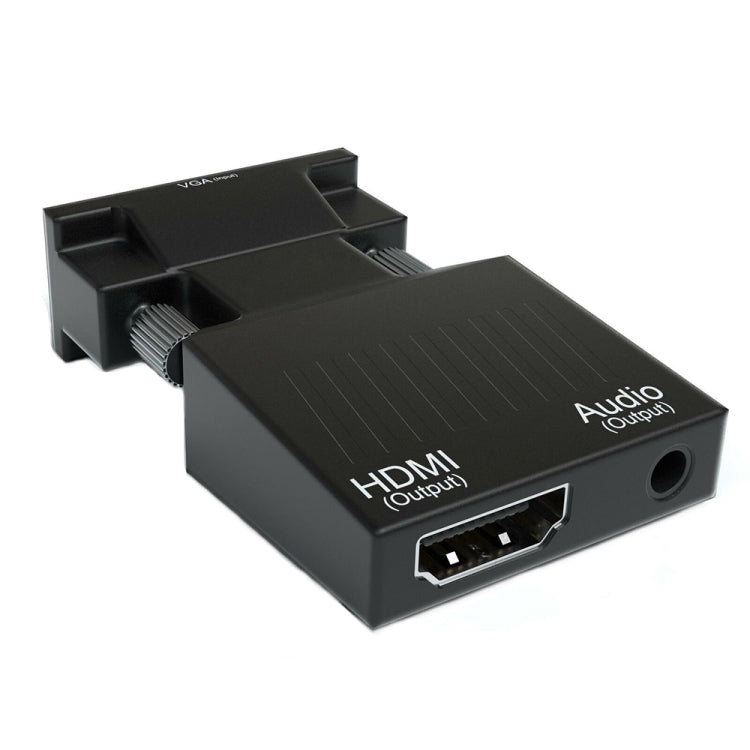 프로젝터 HDMI 어댑터 오디오 케이블 포함 컴퓨터 HD 변환기, HDMI to VGA, VGA to HDMI