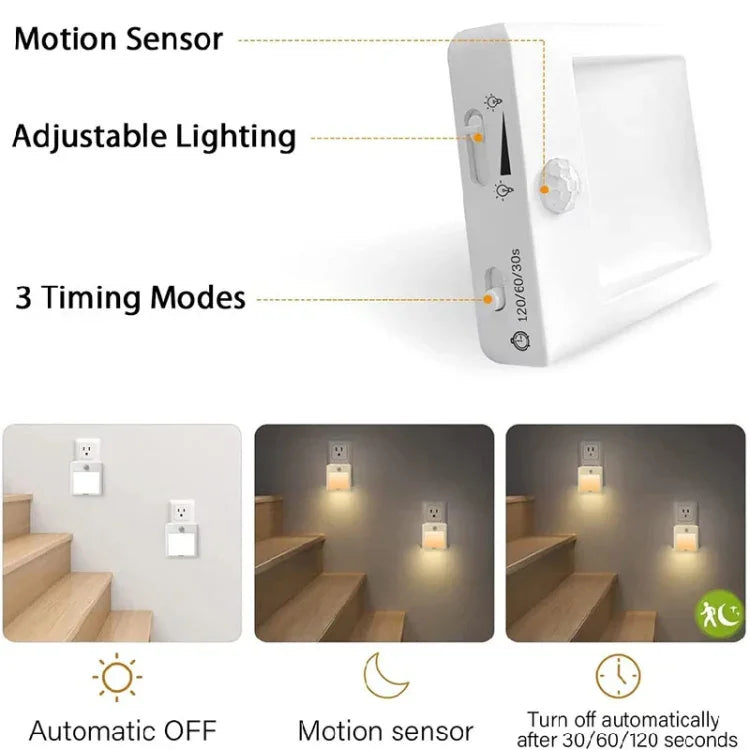 NL2101 모션 센서 LED 야간등 AC 플러그 조광 수면등, 사양:, NL2101 따뜻한 EU 플러그, NL2101 따뜻한 및 백색 EU 플러그, NL2101 따뜻한 US 플러그, NL2101 따뜻한 및 백색 US 플러그, NL2101 따뜻한 UK 플러그, NL2101 따뜻한 및 백색 UK 플러그