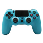 PS4 무선 블루투스 게임 컨트롤러 라이트 스트립 듀얼 진동 게임 핸들, 화이트, 블랙, 레드, 블루, 그린, 로즈 레드, 레터, 라인, 파이어 고스트, 만화, 헐크, 스켈레톤, 기어, 라이트닝, 플레임, 클라우드, 버스트, 우드 그레인, 스타 레드