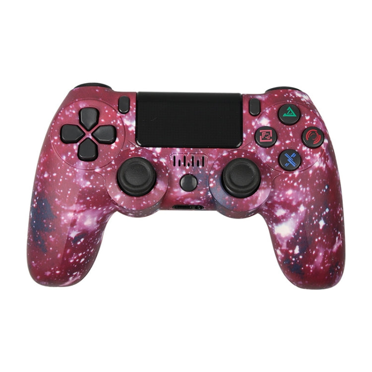 PS4 무선 블루투스 게임 컨트롤러 라이트 스트립 듀얼 진동 게임 핸들, 화이트, 블랙, 레드, 블루, 그린, 로즈 레드, 레터, 라인, 파이어 고스트, 만화, 헐크, 스켈레톤, 기어, 라이트닝, 플레임, 클라우드, 버스트, 우드 그레인, 스타 레드