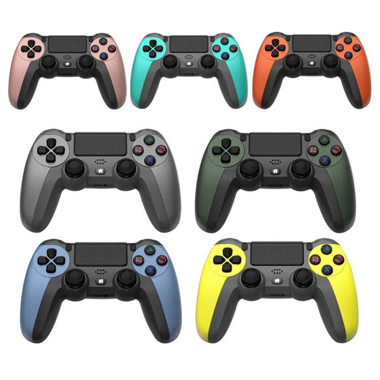 KM048 PS4용 블루투스 무선 게임패드 컨트롤러 4.0 라이트 바 포함, KM048 (바이탈리티 오렌지), KM048 (로즈 핑크), KM048 (레몬 옐로우), KM048 (마운틴 블루), KM048 (배틀 그레이), KM048 (엘레강트 실버), KM048 (엘레강트 화이트), KM048 (민트 그린)