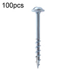 RUITOOL ST4 100개 목공 경사 구멍 나사 반치 자가 태핑 필립스 볼트, 25mm, 32mm, 38mm, 50mm, 63mm